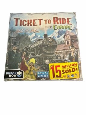 Days of Wonder Ticket to Ride Europe Board Game Alan R Moon New Sealed